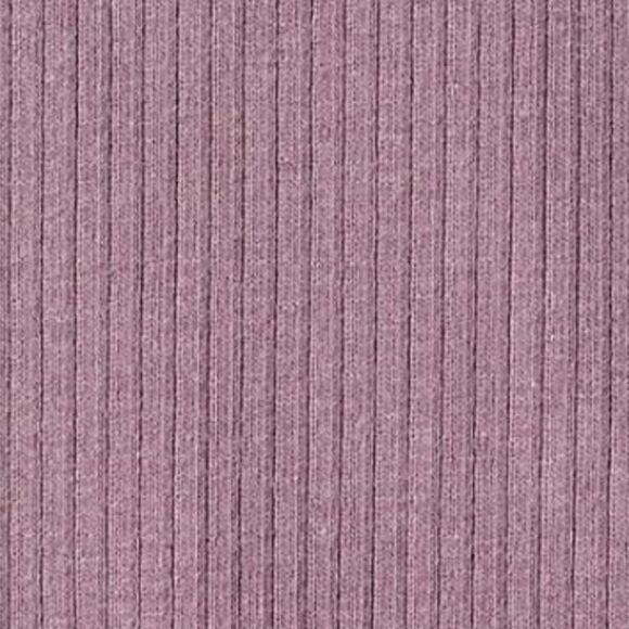 AnyBody Cozy Knit Collared Rib Button Front Long Sleeve Purple Top/Blouse - Picture 7 of 8